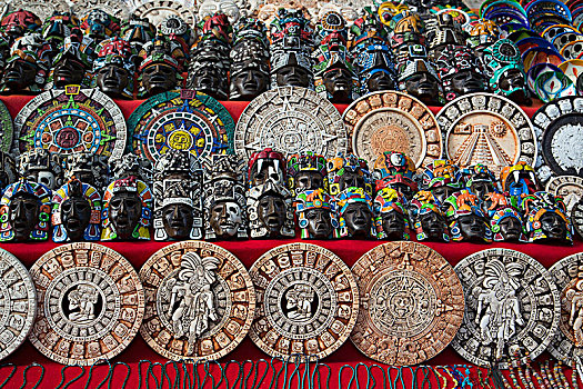 工艺品,出售,奇琴伊察,尤卡坦半岛,墨西哥