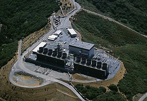 地热发电站,间歇泉,加利福尼亚