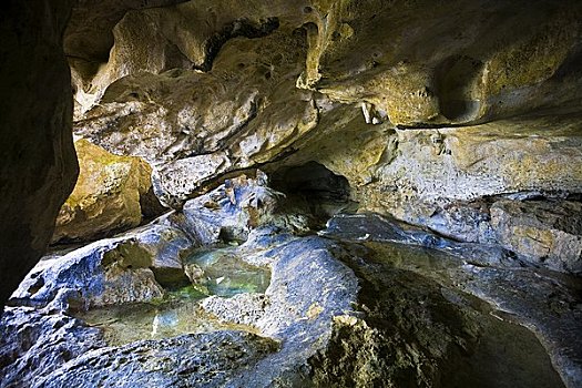 洞穴,纽埃岛,南太平洋