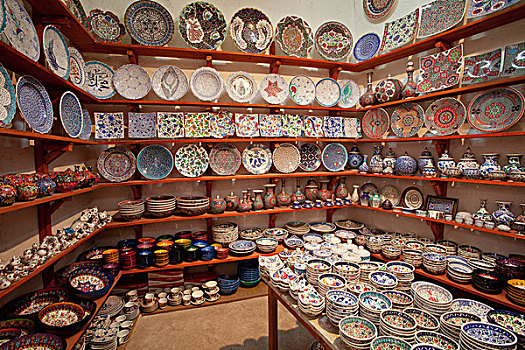 陶器,店,恩瓦诺斯,卡帕多西亚,土耳其