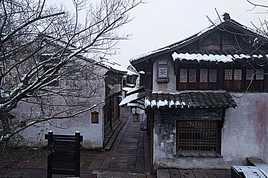 乌镇雪景