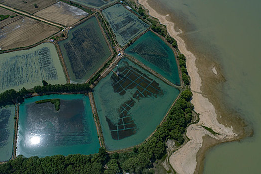 洪泽湖西岸风光风情