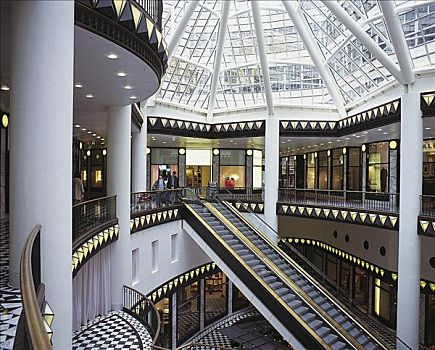 购物中心,柏林,德国,欧洲,楼梯