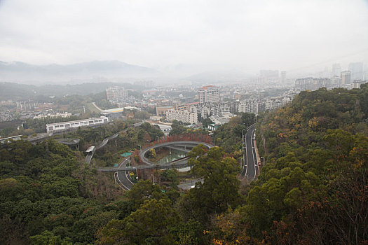 冬季,福建,福州,福道,城市,森林,步道,建筑大奖,钢架镂空,格栅板