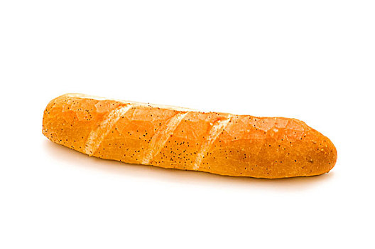 面包,隔绝,白色背景