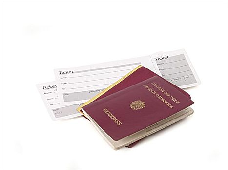 护照,机票