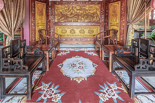 古典厅堂,拍摄于山东阳谷狮子楼景区
