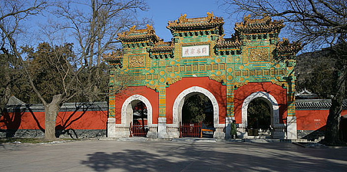 北京香山卧佛寺图片图片