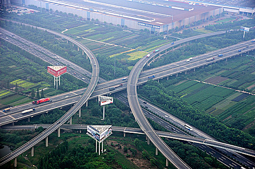 杭州萧山机场高速互通高架桥