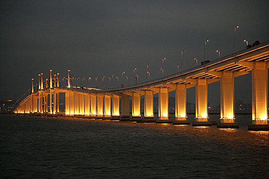 珠海大桥夜景