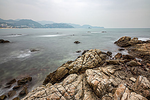 大梅沙的海景