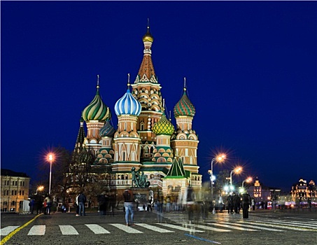 大教堂,红场,莫斯科,俄罗斯