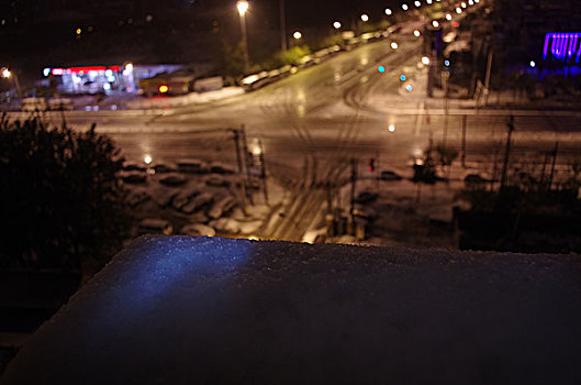 下雪的夜晚