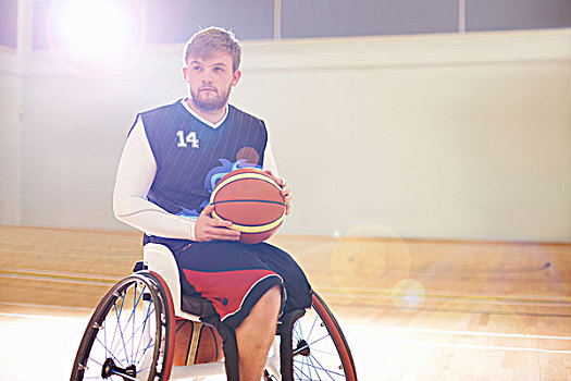 轮椅,篮球手