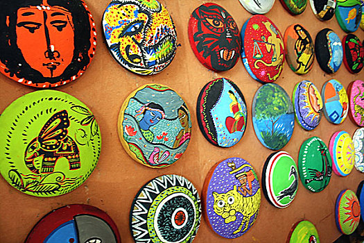 涂绘,陶器,节日,白天,日历,孟加拉,2008年