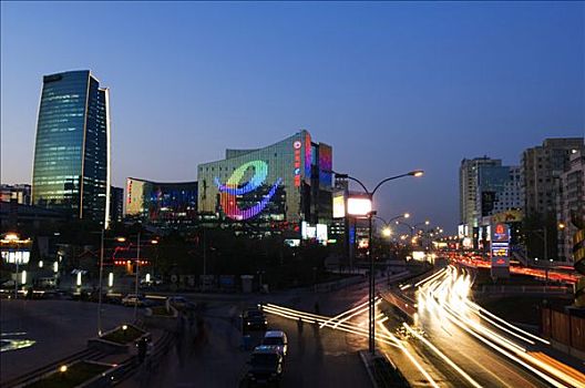 中国,北京,海淀,地区,中关村,区域,广场,建筑,最大,电脑,电子,购物中心