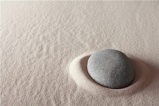 禅,冥想,石头