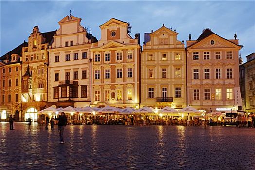 历史,城镇广场,老城广场,世界遗产,布拉格,捷克共和国,欧洲