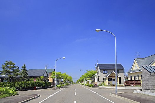 住宅区,道路