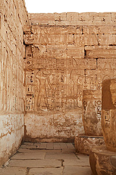 浮雕,庙宇,路克索神庙,埃及