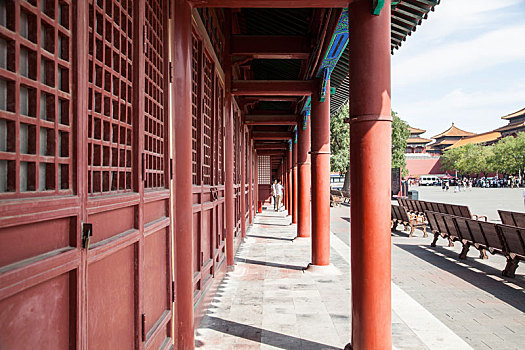 长廊,故宫,古建筑