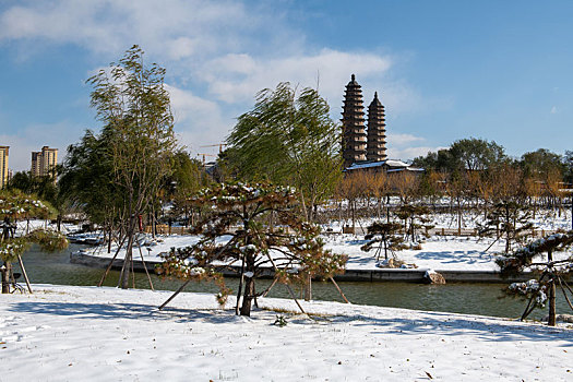 太原永祚寺,双塔寺