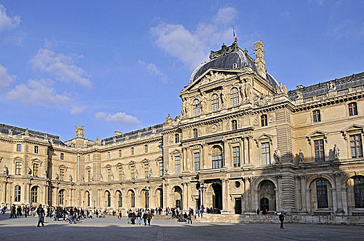 卢浮宫,美术馆,历史,纪念建筑,巴黎,法国