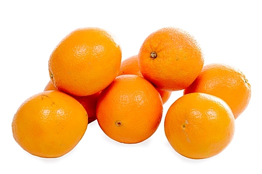 橘子,隔绝,白色背景