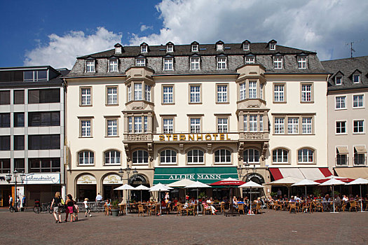 市场,酒店,北莱茵威斯特伐利亚,德国,欧洲