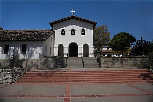 建筑,教堂,教区,托洛萨,加利福尼亚,美国