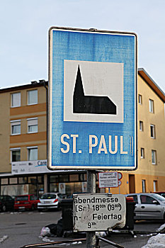 萨尔茨堡教堂标识