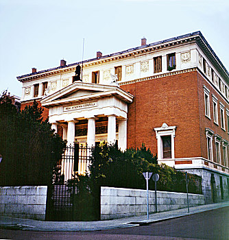 建筑,皇家,学院,西班牙语,马德里