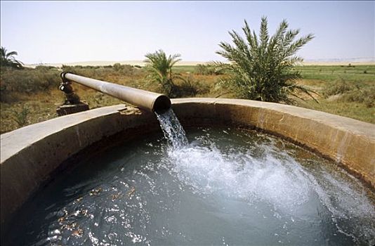 水泵,高架桥,绿洲,撒哈拉沙漠,埃及
