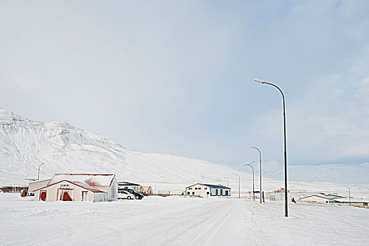 街道,区域,北方,冰岛