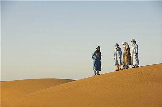 柏柏尔人,男人,沙漠,撒哈拉沙漠,梅如卡,摩洛哥