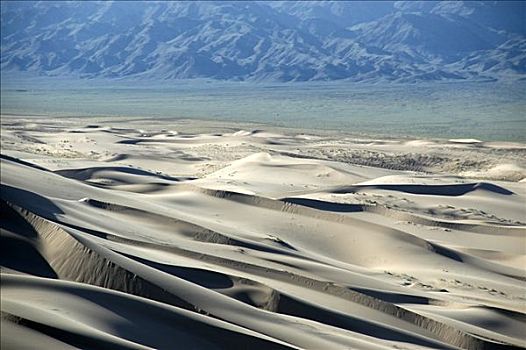 沙丘,山脉,戈壁沙漠,国家公园,蒙古