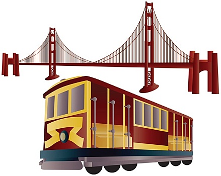 旧金山,有轨电车,金门大桥