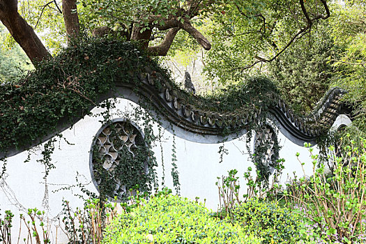 中国古典园林云墙