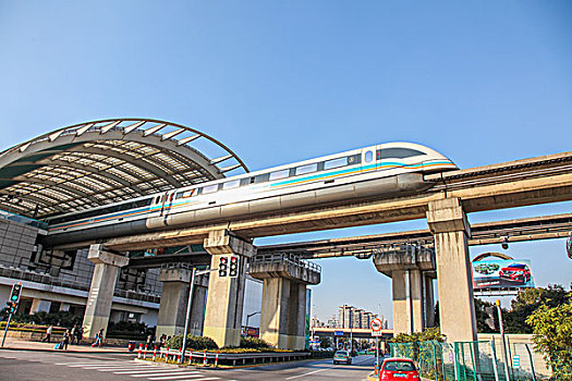 上海磁悬浮列车站点图片