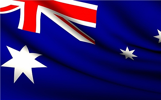 飞,旗帜,澳大利亚,国家,收集