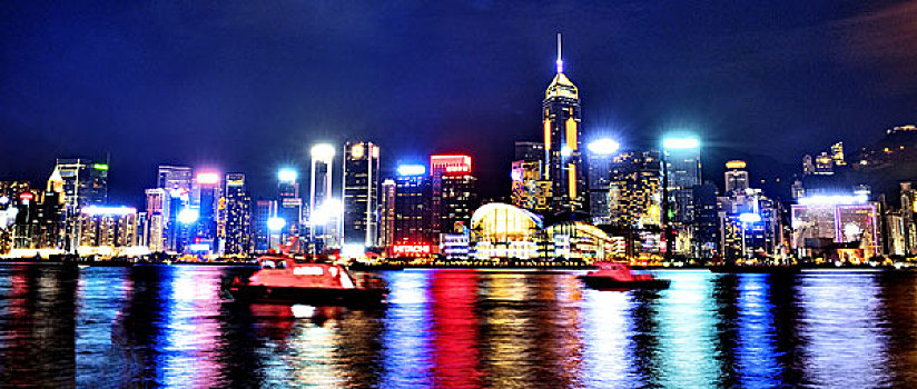 香港,维多利亚港,地标,都市
