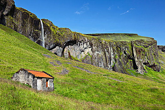 石头,谷仓,冰岛