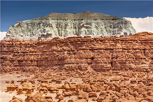 蓝色,山,形状,怪岩柱,鬼怪,山谷,州立公园,石头,峡谷,犹他