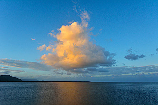 云,上方,海洋,昆士兰,澳大利亚
