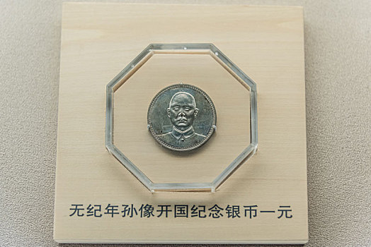 上海博物馆的无纪年孙像开国纪念银币一元