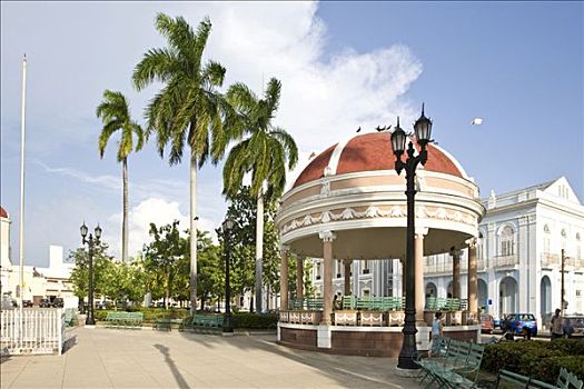 公园,西恩富戈斯,古巴,加勒比海,北美