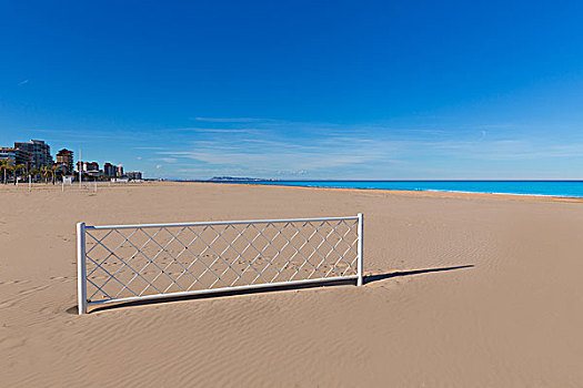 海滩,瓦伦西亚,地中海,西班牙