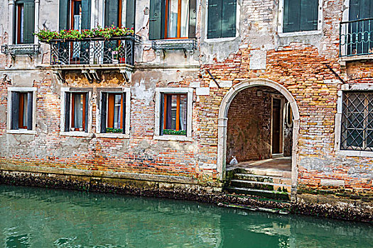 威尼斯人,建筑,船,大运河,威尼斯,意大利