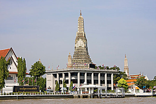 郑王庙,庙宇,黎明,曼谷,泰国,亚洲