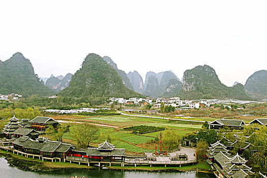 桂林丽江风雨桥